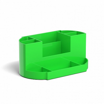 Подставка настольная пластиковая ErichKrause® Victoria, Neon Solid, зеленая